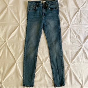 Forever 21 Medium Wash Push Up Jeans